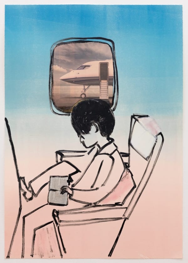 Zilla Leutenegger, Die Lesende (Round the world), 2022