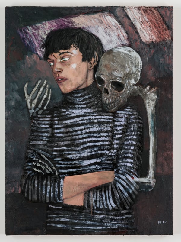 Hernan Bas, Last caress, 2024