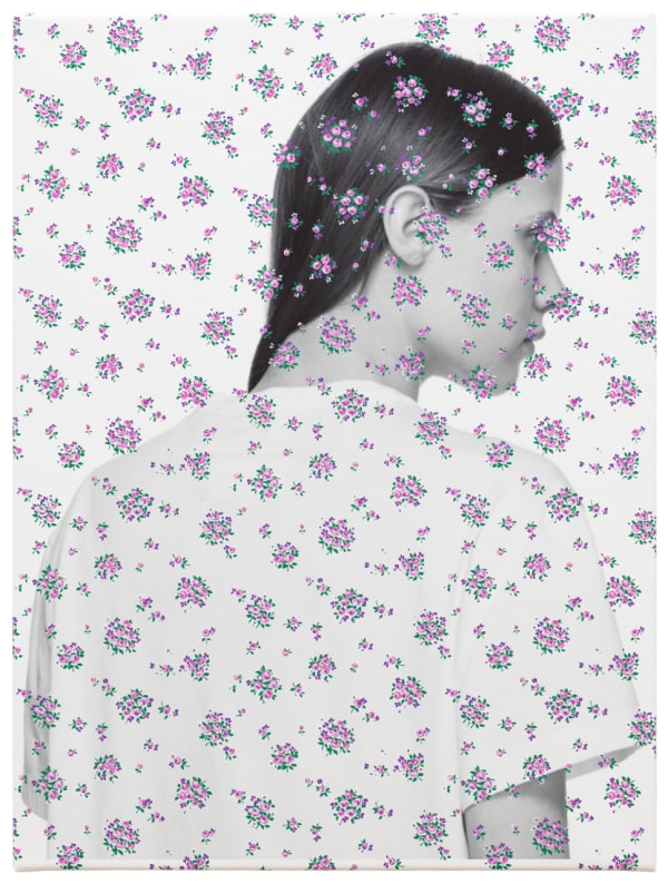 Tobias Kaspar, Millennial Mille Fleurs, Side View, 2022