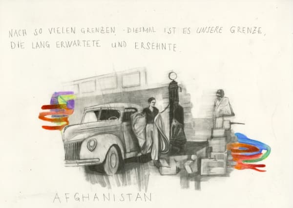 Marc Bauer, Untitled (Unsere Grenze), 2017