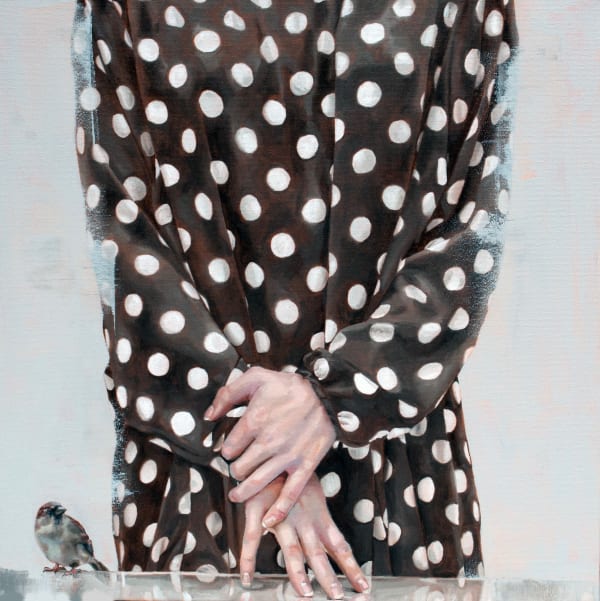 Kirsty Templeton Davidge, White Polka Dots, 2023