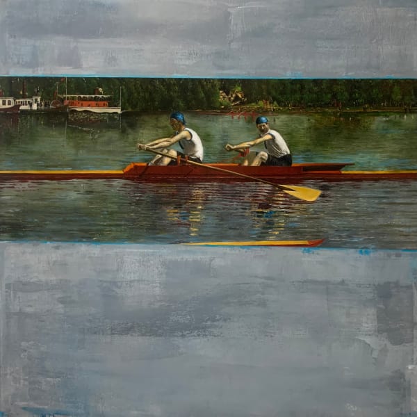 Tim Merrett, Back to Now (From Eakins-1872), 2025