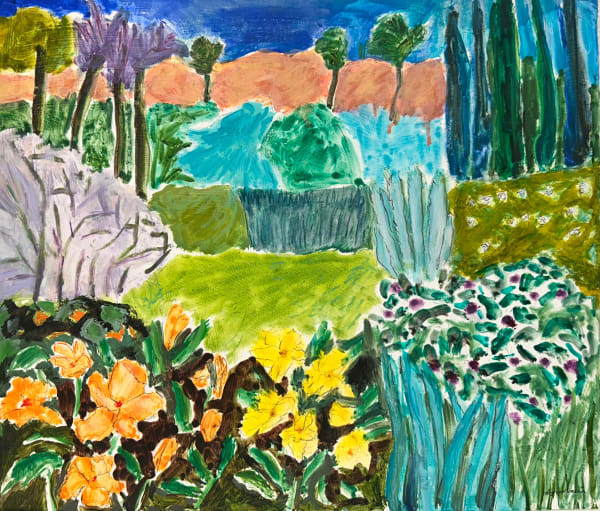 Lynn Malin, Garden in the Palms, 2025