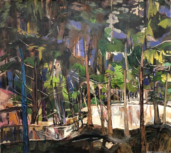 David Alexander, Enclosed Interior Pond, 2019