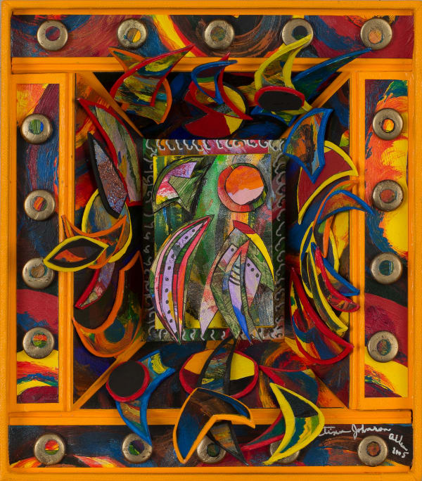 Martina Johnson-Allen Sacred Space VIII, 2005 Mixed media and construction 9 x 8 x 2 3/4 in. 22.9 x 20.3 x 7 cm