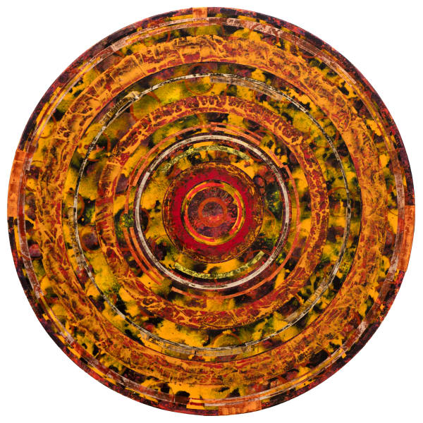 Berrisford Boothe Now Everywhere Surrounding, 2015 Acrylic on board 34 x 34 in. 86.4 x 86.4 cm