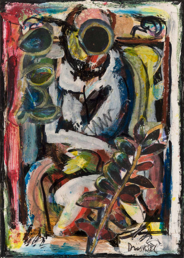 David Driskell, African Mask III, 2007