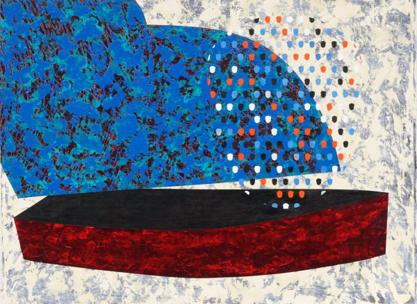 Juan Logan Elegy XVII, 2018 Acrylic on paper 22 x 30 1/4 in. 55.9 x 76.8 cm