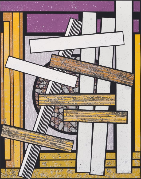 Mavis Pusey The City Distracting Images, 1970, c. Screenprint on paper 41 1/2 × 29 1/2in. 7 of 30; 26 of 30; AP