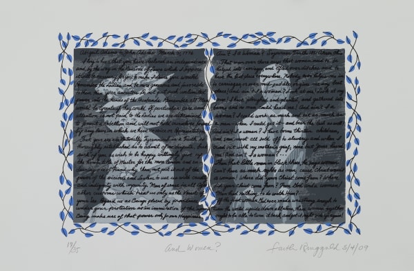 Faith Ringgold And Women?, 2009 Serigraph 15 x 22 in. 38.1 x 55.9 cm 17 of 35