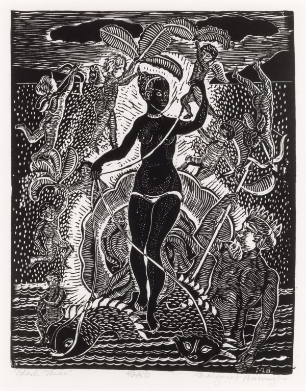 Margaret Burroughs, Black Venus, 1957