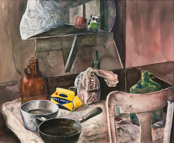 Rex Goreleigh, Still Life Cooking Mess, 1974