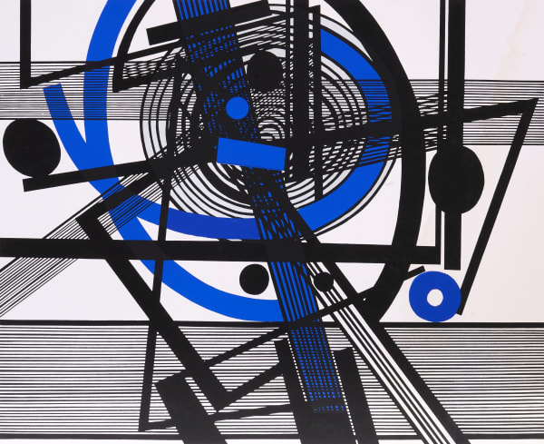 Mavis Pusey Eric, 1968, c. Color screen print with metallic pigment on paper 26 1/2 x 30 3/8 in. 67.3 x 77.2 cm 12 of 14