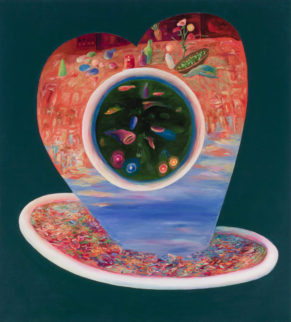 John Dowell Cycle of Abundance, 1998 Acrylic on canvas 40 x 36 in. 101.6 x 91.4 cm