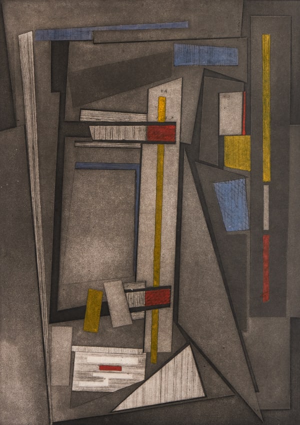 Mavis Pusey Airport, 1970, c. Etching 23 1/4 x 15 3/8 in. 59.1 x 39.1 cm