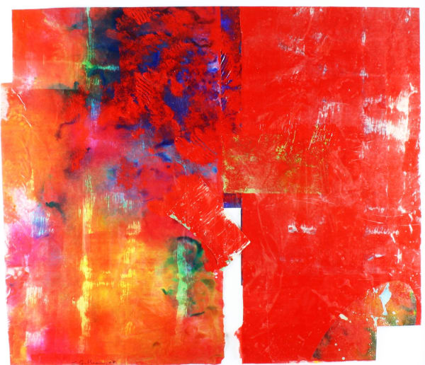 Sam Gilliam Transfer #2, 2009 Mixed media on paper 25 x 30 1/2 in. 63.5 x 77.5 cm