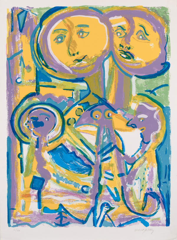 Herbert Gentry Carnival, 1984 Silkscreen on paper 36 1/2 x 27 5/8 in. 92.7 x 70.2 cm 6 of 99