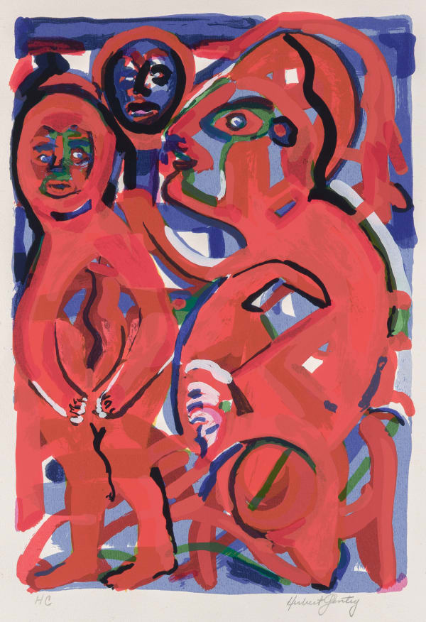 Herbert Gentry Friends, 1988 21 x 15 in. 53.3 x 38.1 cm H.C. (Hors d'commerce)