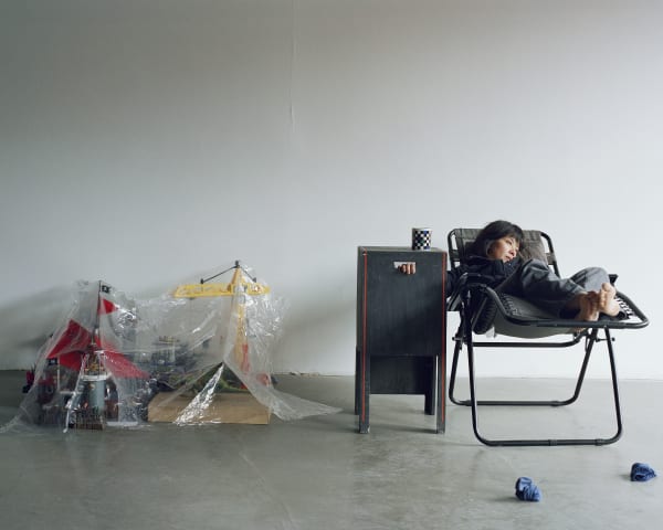 Chih-Chien Wang, Yushan At Studio With Toys And Socks, 2012