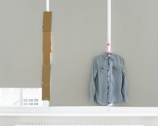 Chih-Chien Wang, Shirt, Cardboard, Blind and Light, 2016