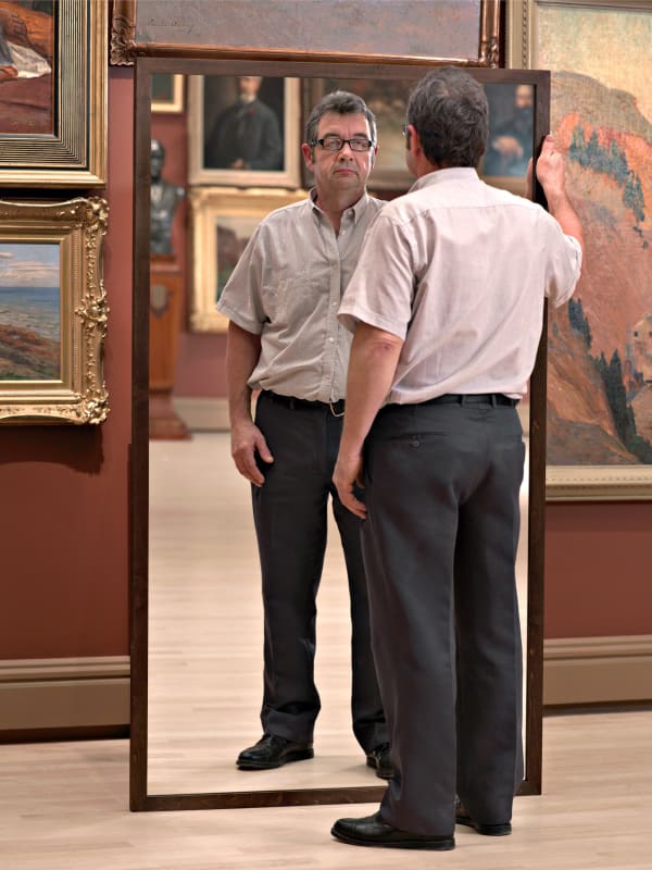 Adad Hannah, A Man Mirroring I, 2008