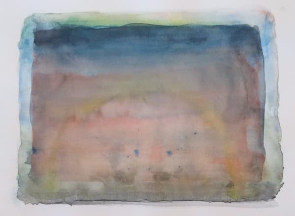 Rainbow, 2019 Aquarelle sur papier / Watercolour on paper Ripley Whiteside 9 x 12 " 22.9 x 30.5 cm