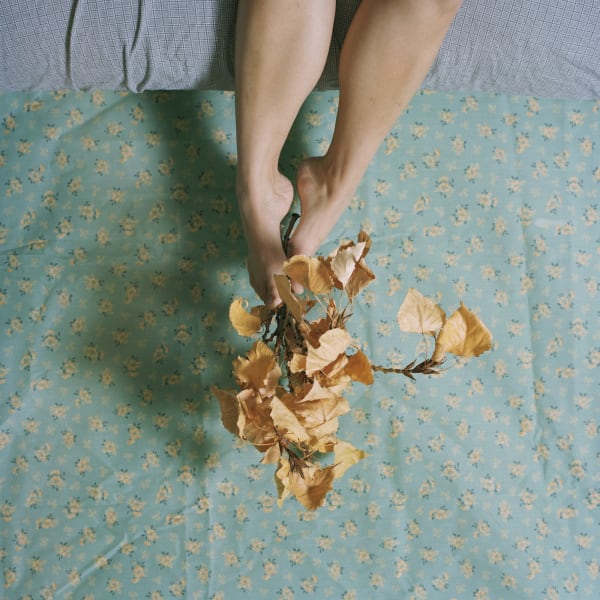 Chih-Chien Wang, Feet with Dry Leaves, 2005