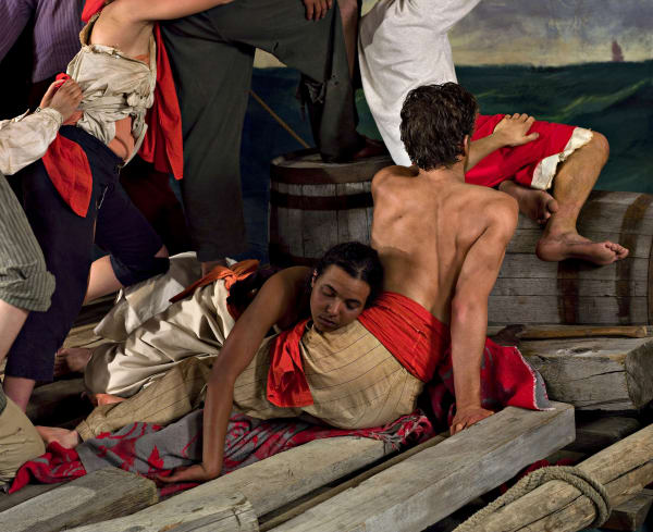 The Raft of the Medusa (100 Mile House) 7 Lrg / Le Radeau de la Méduse (100 Mile House) 7, 2009 Impression à pigments de qualité archive / Archival pigment print Adad Hannah 40 x 49 " 101.6 x 124.5 cm Ed. 5 + 2 AP