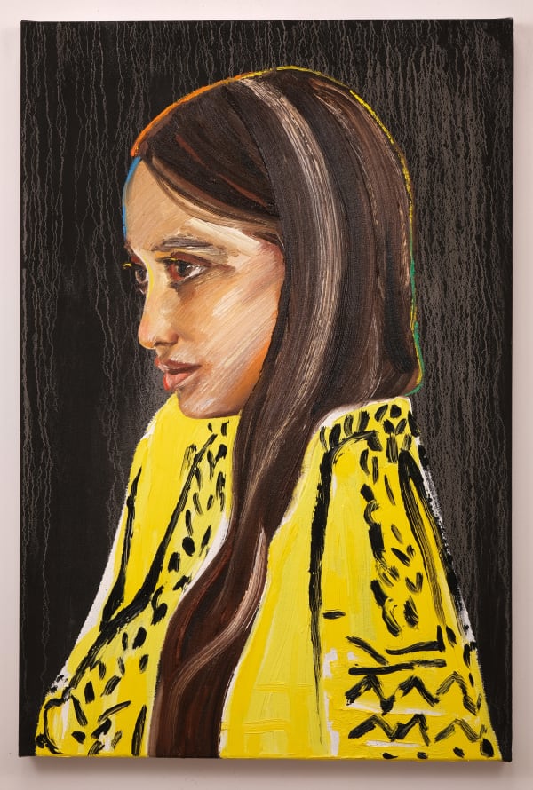 Jess, 2024 Huile sur toile / Oil on canvas Erik Olson 30 x 20 " 76.2 x 50.8 cm