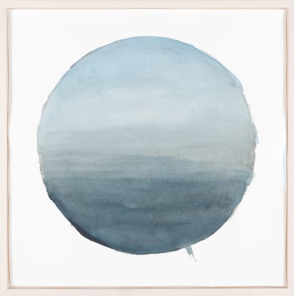 Sky Sphere 6, 2018 Aquarelle sur papier / Watercolour on paper Ripley Whiteside 21 x 21 " 53.3 x 53.3 cm (encadrée/framed)