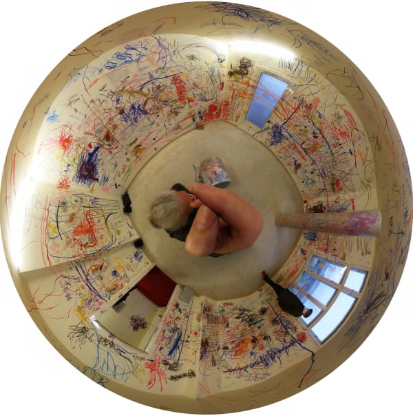 Luc Courchesne, 2021/11/14 - Wien, House of Losing Control, Graffiti Room, 2021