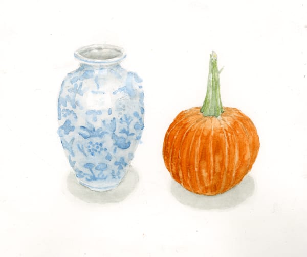 Ripley Whiteside, Pumpkin Blue China, 2016