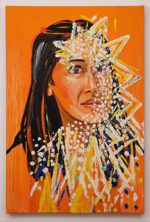 Kim, 2024 Huile sur toile / Oil on canvas Erik Olson 30 x 20 " 76.2 x 50.8 cm