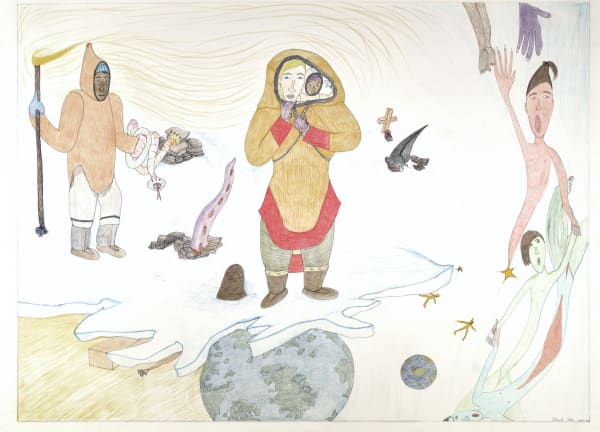 Shuvinai Ashoona, 148-1812 [Icefloat in the Sky], 2015