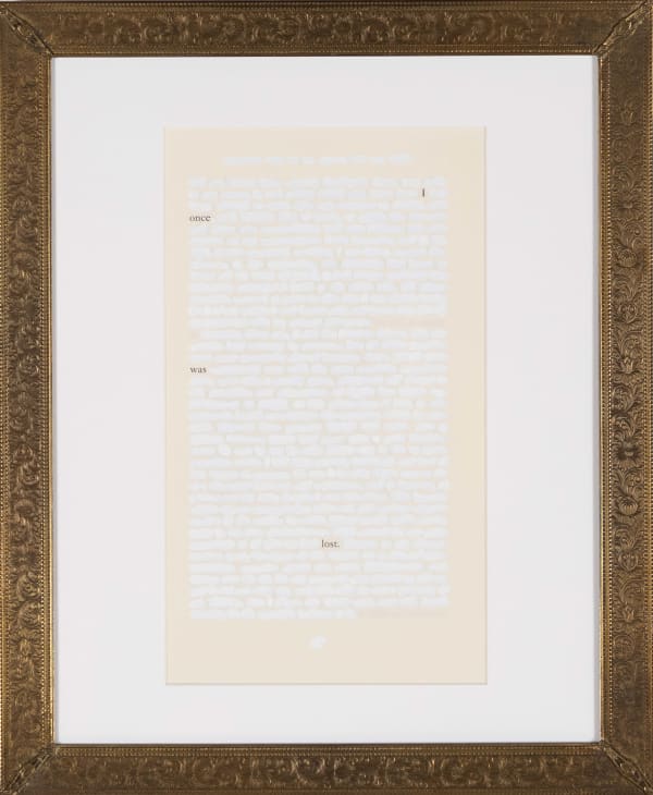 John Latour, I once was lost, 2013