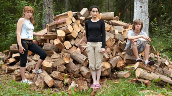 Adad Hannah, Three Teens in the Countryside, 2011