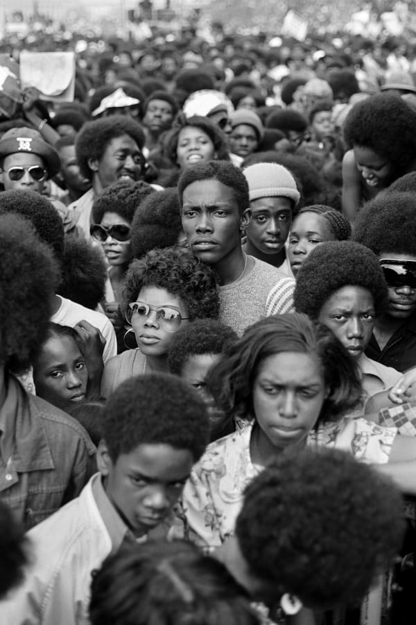 Kwame Brathwaite, Untitled (Crowd at Human Kindness Day), 1975 c., printed 2021