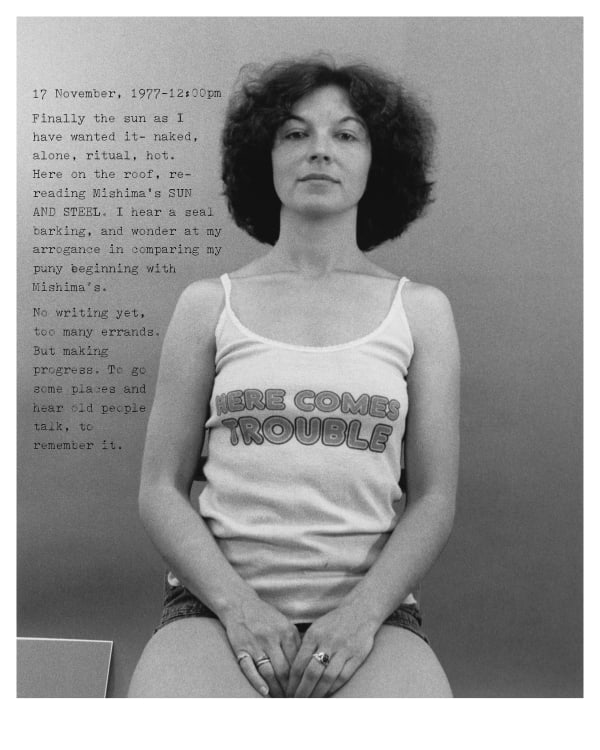 Donna-Lee Phillips, Fragments from a Visual Journal (17 November 1977-12:00pm), 1977, printed 2018