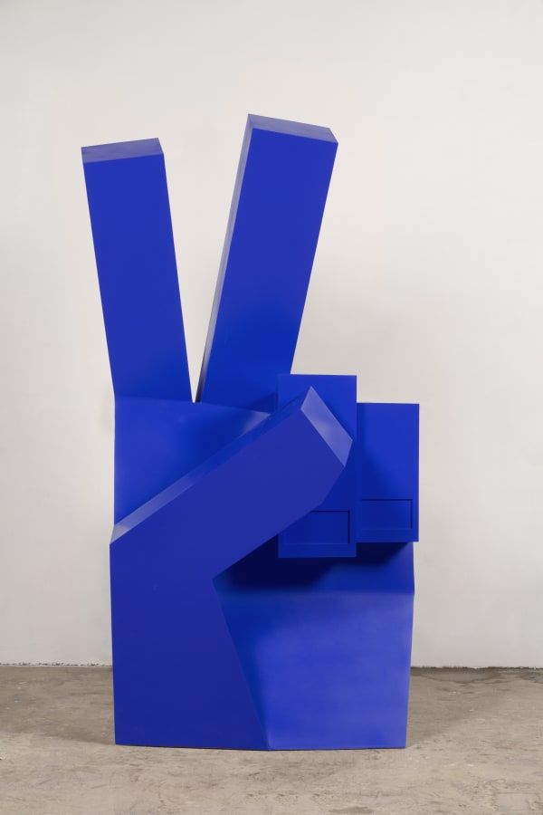 Nathan Mabry, Heavy Handed (Blue Piece), 2020