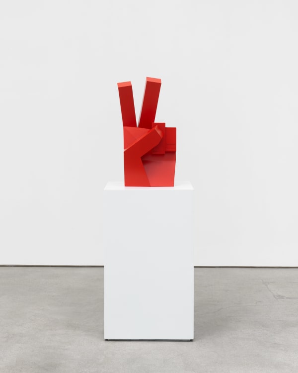 Nathan Mabry, Heavy Handed (Red Piece), 2021