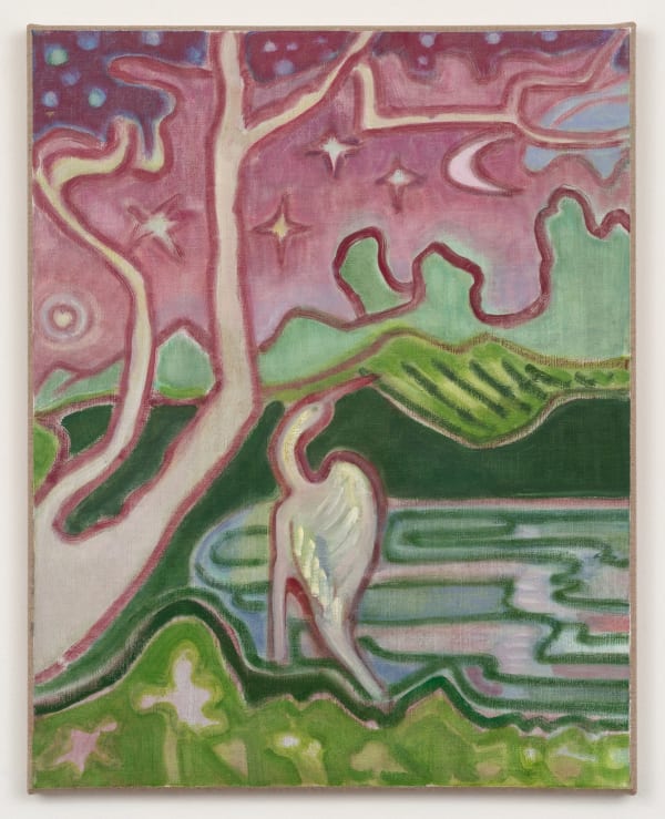 Laurie Nye, Heron and Stars, 2025