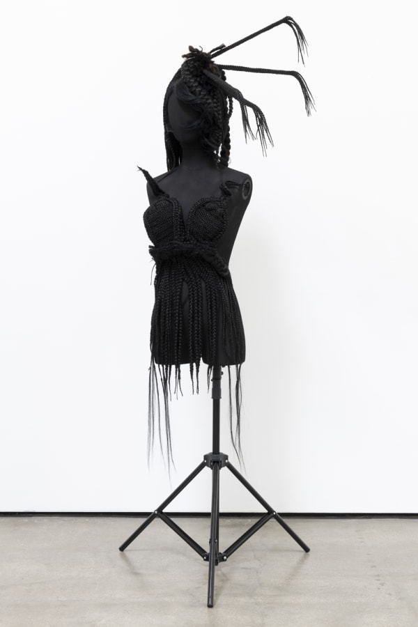 Joanne Petit-Frère, Hair Wolf: Rebecca's Succubis Crown (re-purposed as Boustier) with Braid Ritual Choker, 2019