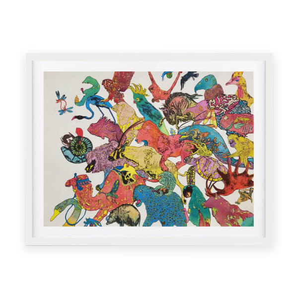 Aaron Morse, Philosophical Creatures (Color Variant White), 2018