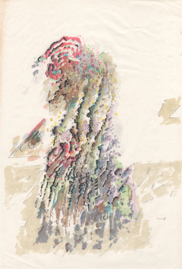 Pat O’Neill, Sketches on Manifold Paper 13, 1980