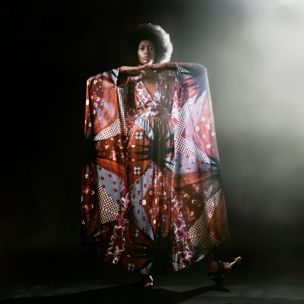 Kwame Brathwaite, Untitled (AJASS Model on Black Background), 1970s c.