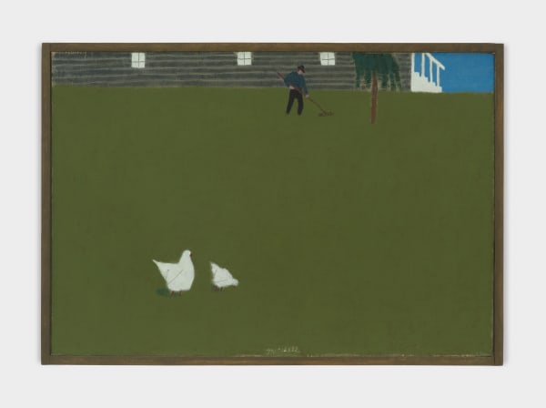 John Joseph Mitchell, A Man Raking Around a Newly Planted Tree, 2023