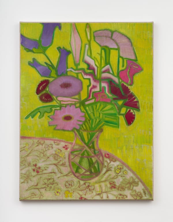 Laurie Nye, Mama's Flowers in Chartreuse Light, 2024