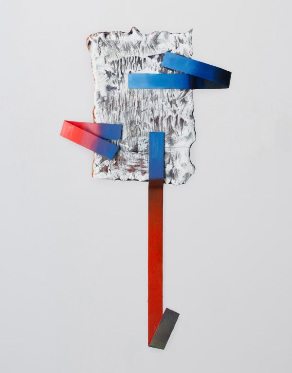 Katy Cowan, dissolved in the brightness; light on tape and the ridge, 2025