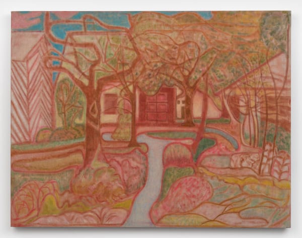 Laurie Nye, Secessionist Studio in Reds and Pinks (1911), 2024