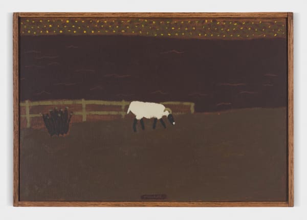 John Joseph Mitchell, A Sheep Beside the River, 2024